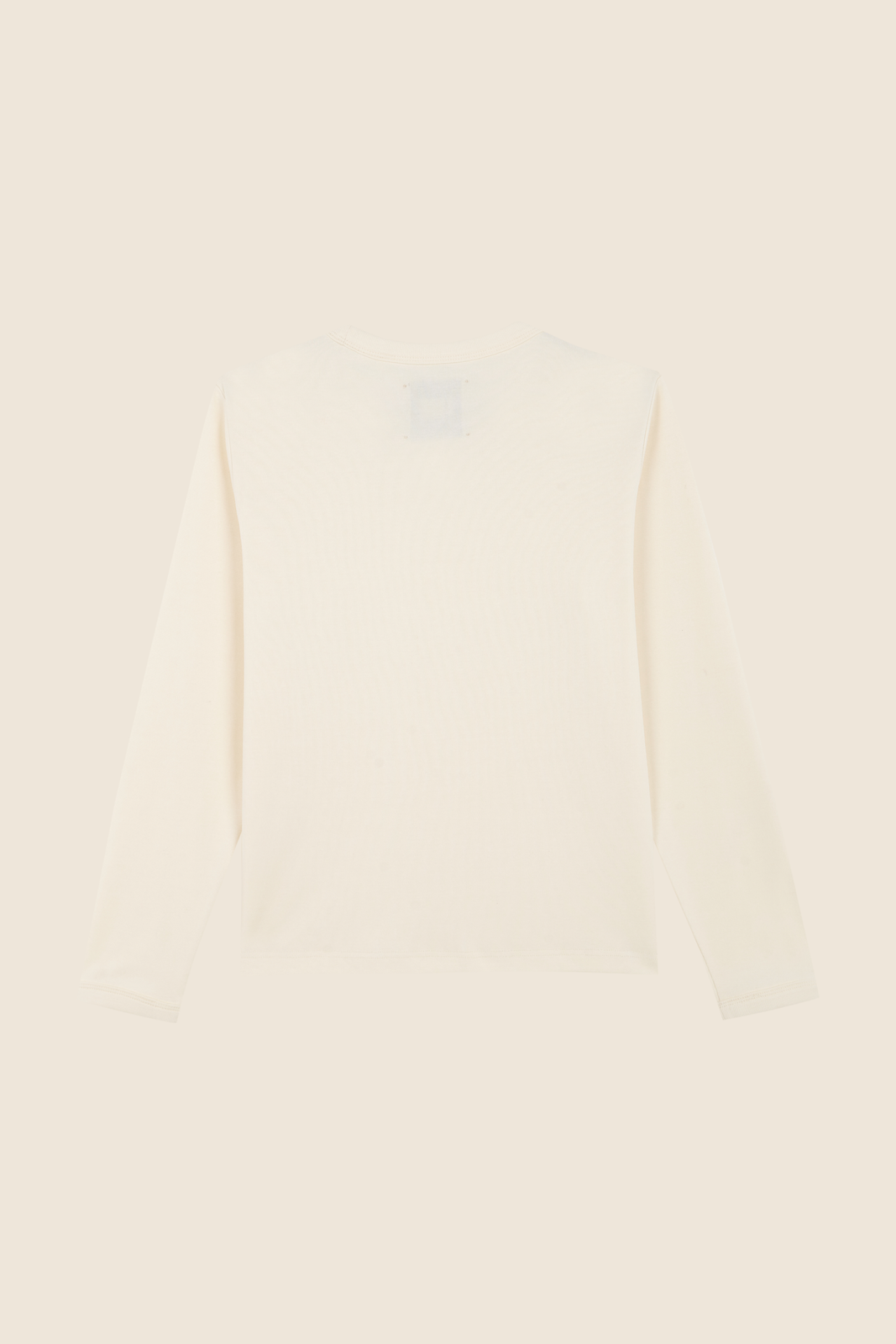 LONG-SLEEVE ECRU T-SHIRT