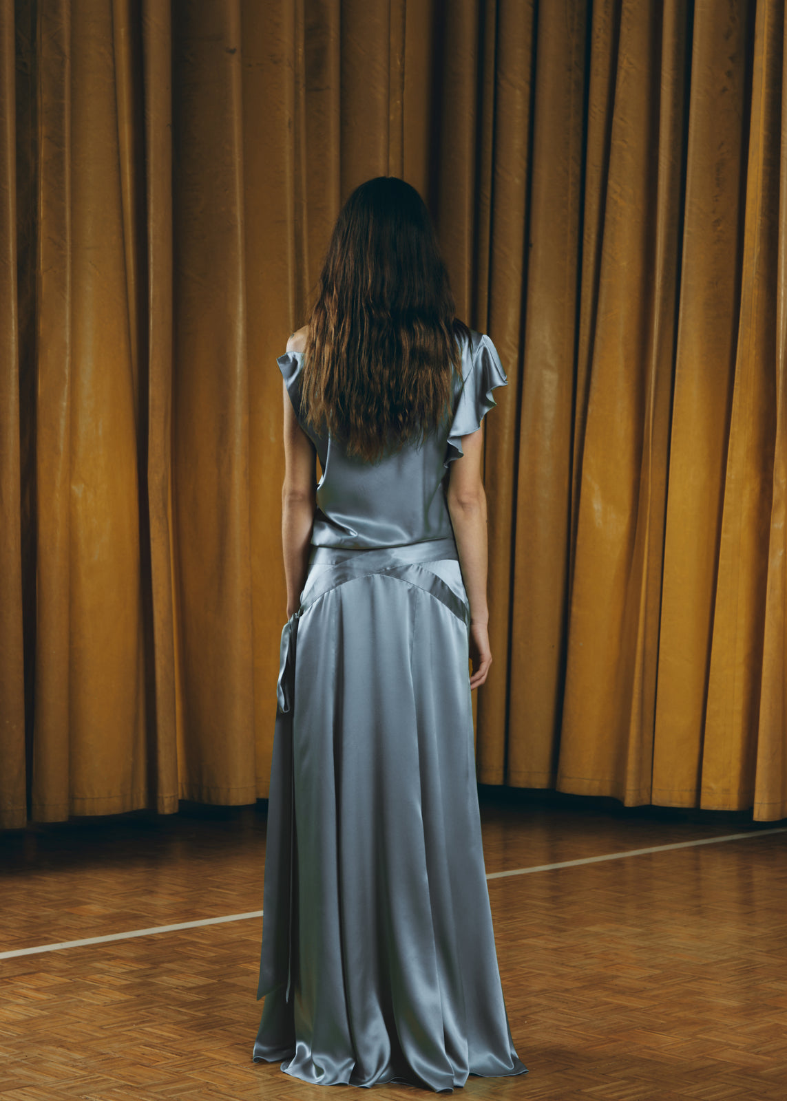 Helsa Silk Celeste Dress TWENTIES-STYLE BLUE SILK DRESS Teresa Helbig Helsa Silk Celeste Dress TWENTIES-STYLE BLUE SILK DRESS Teresa Helbig