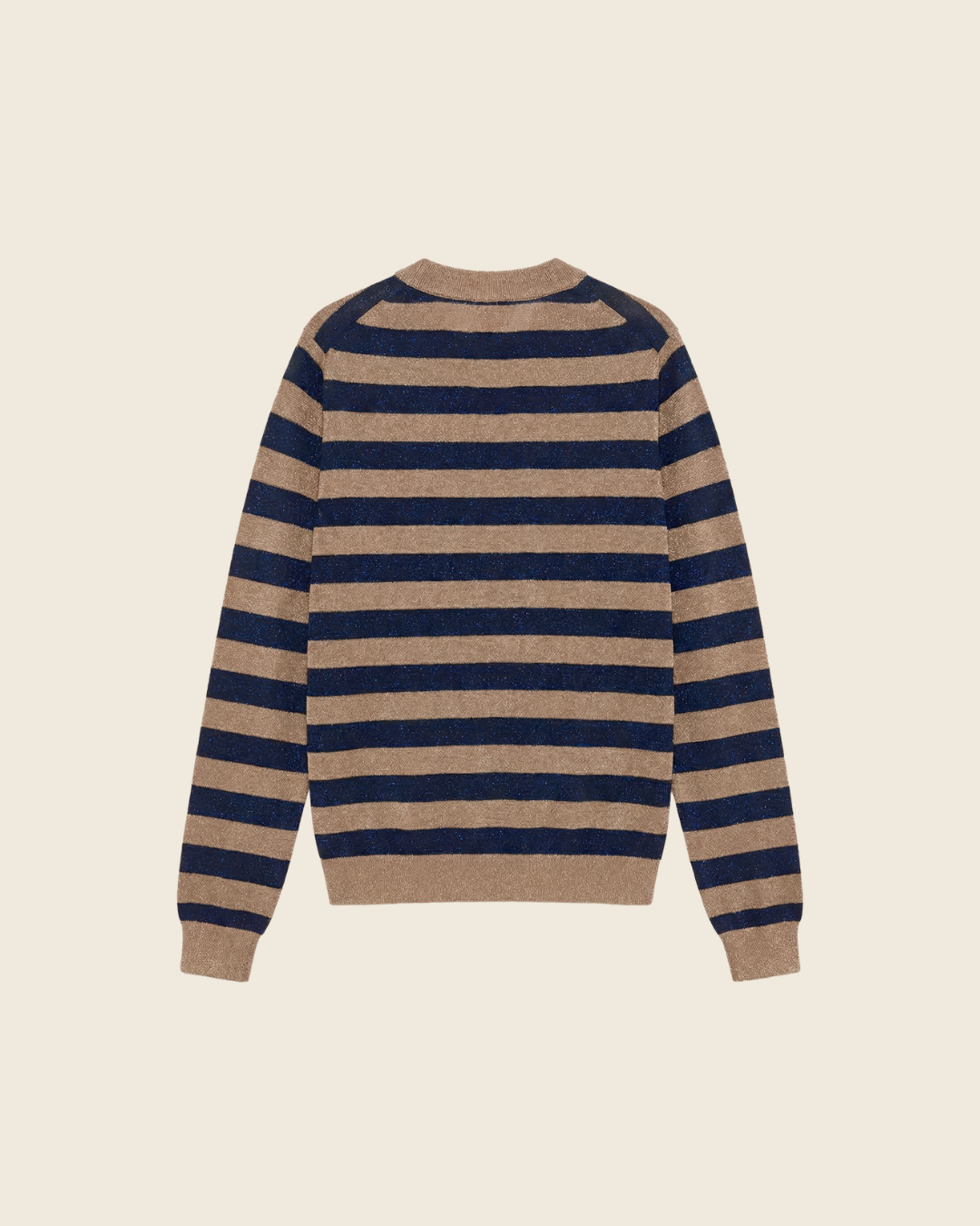 STRIPED LUREX JERSEY