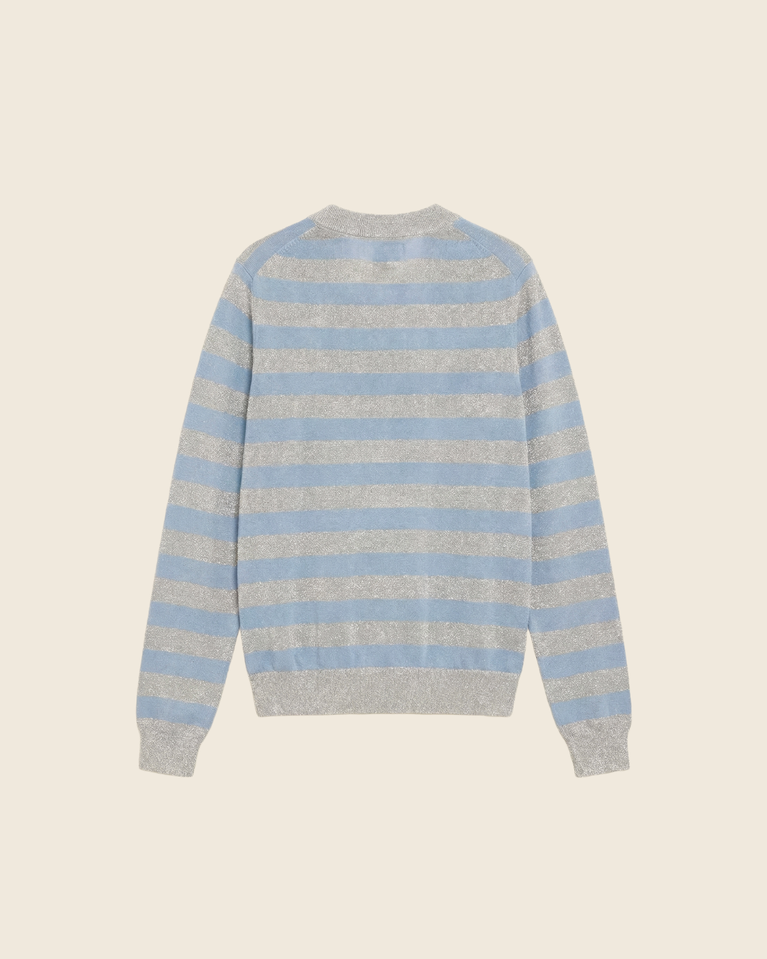 STRIPED LUREX JERSEY