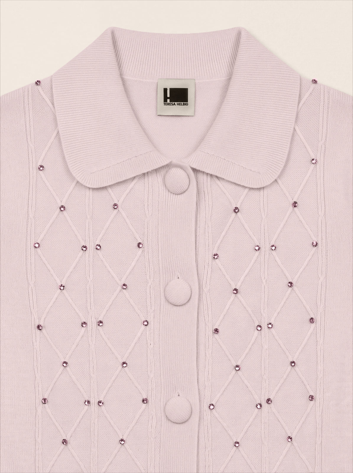 PINK CRYSTAL CARDIGAN