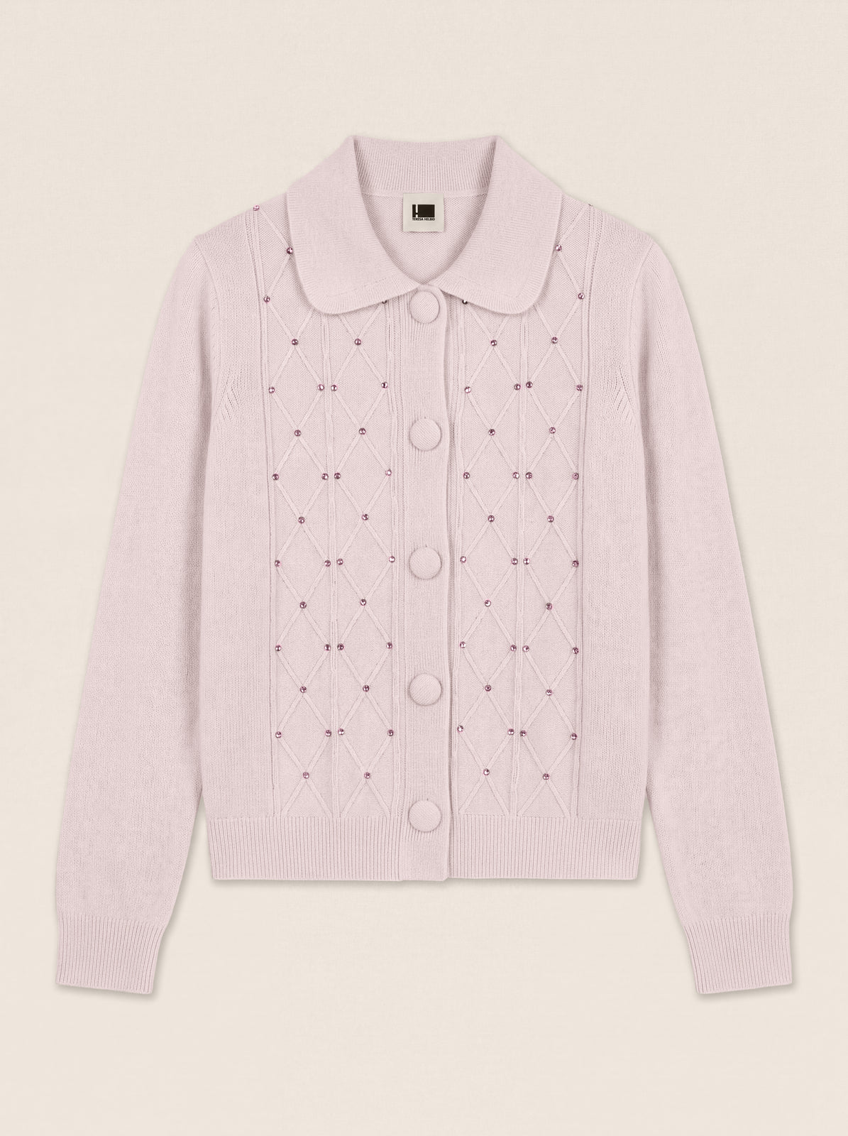 PINK CRYSTAL CARDIGAN