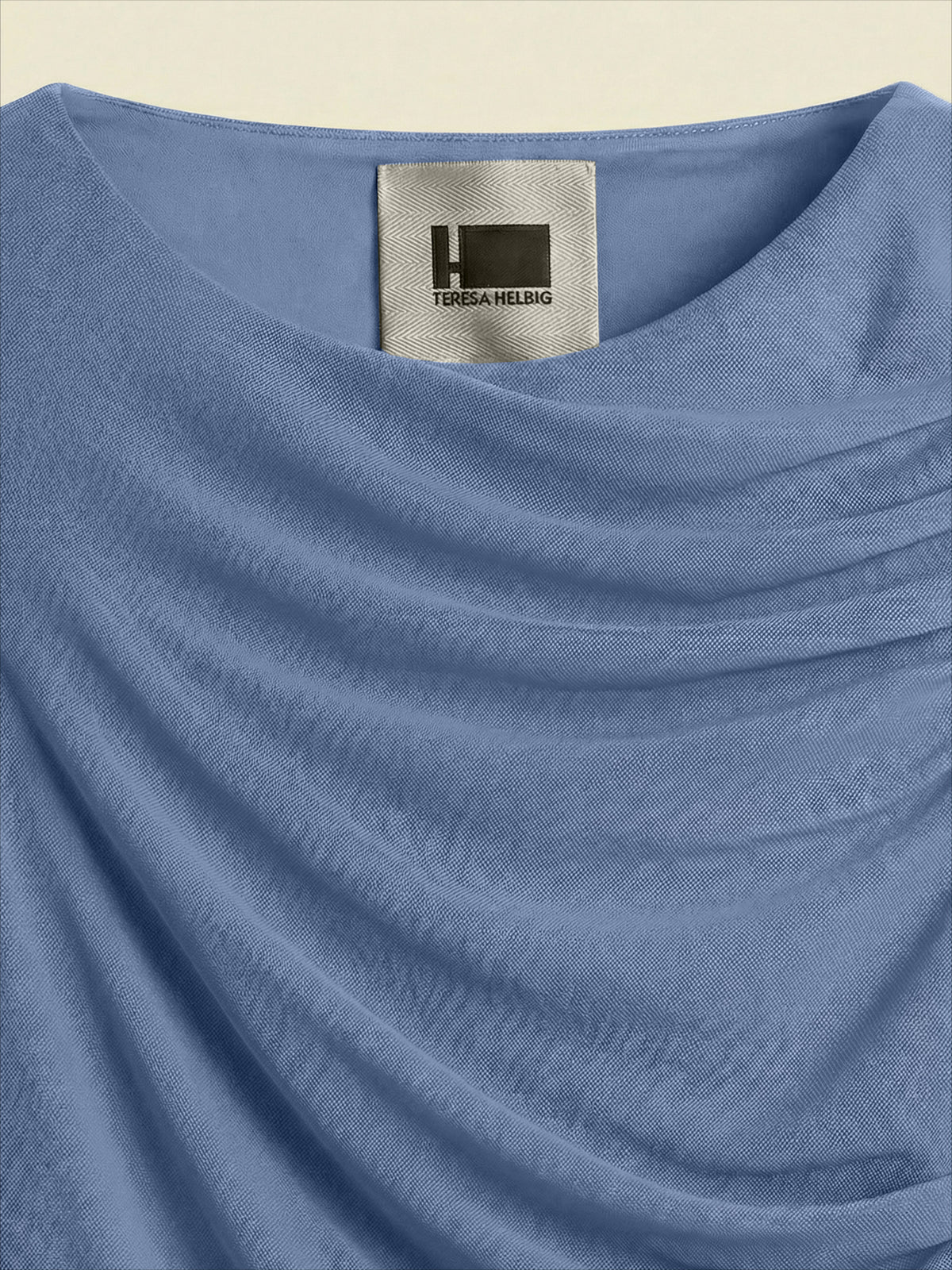 VESTIDO DE TUL ASIMÉTRICO AZUL