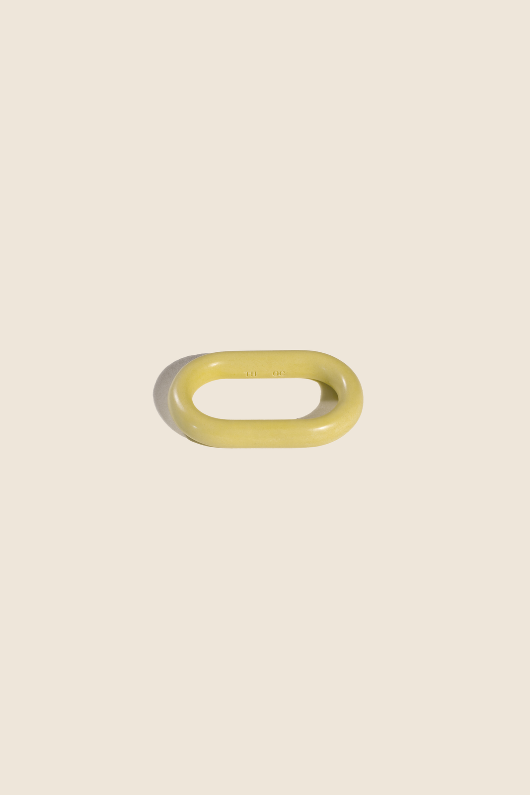 DOUBLE PORCELAIN RING YELLOW